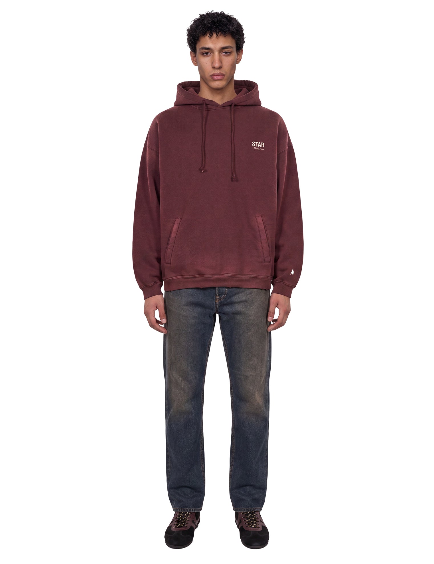 Jeans a gamba dritta in blu 
