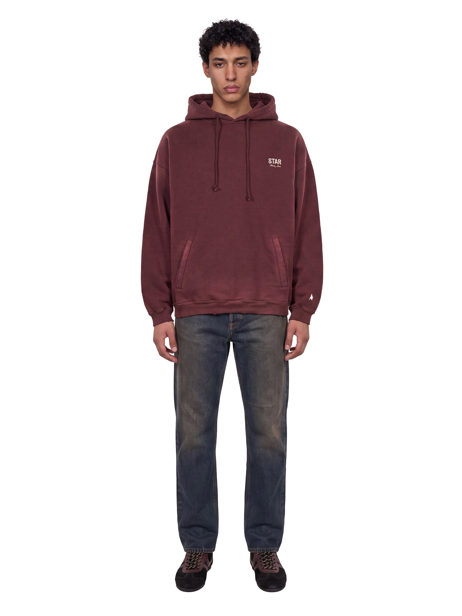Jeans a gamba dritta in blu 