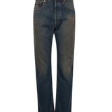 Jeans a gamba dritta in blu 