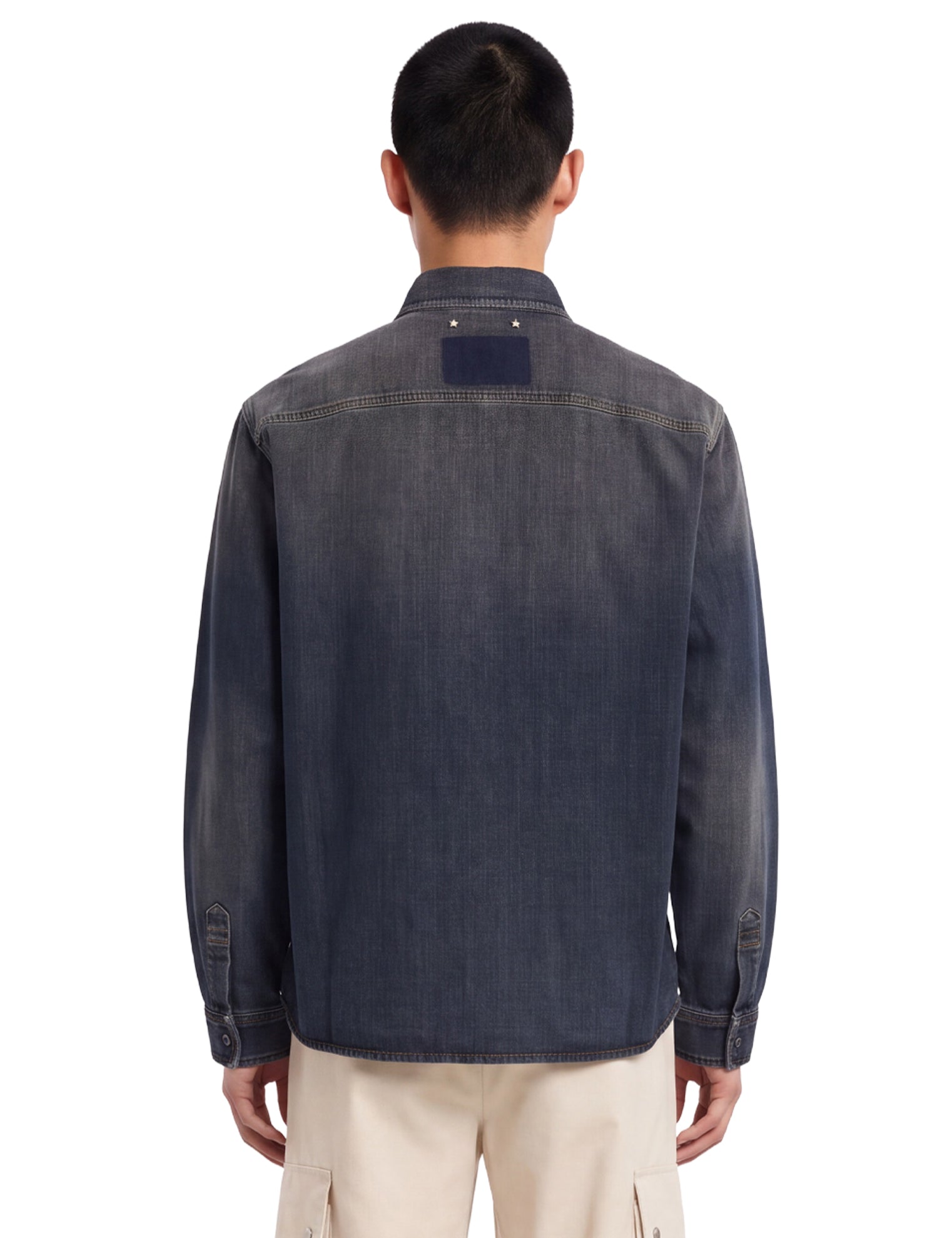 Camicia denim journey in blu 