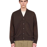 Cardigan Journey in marrone 