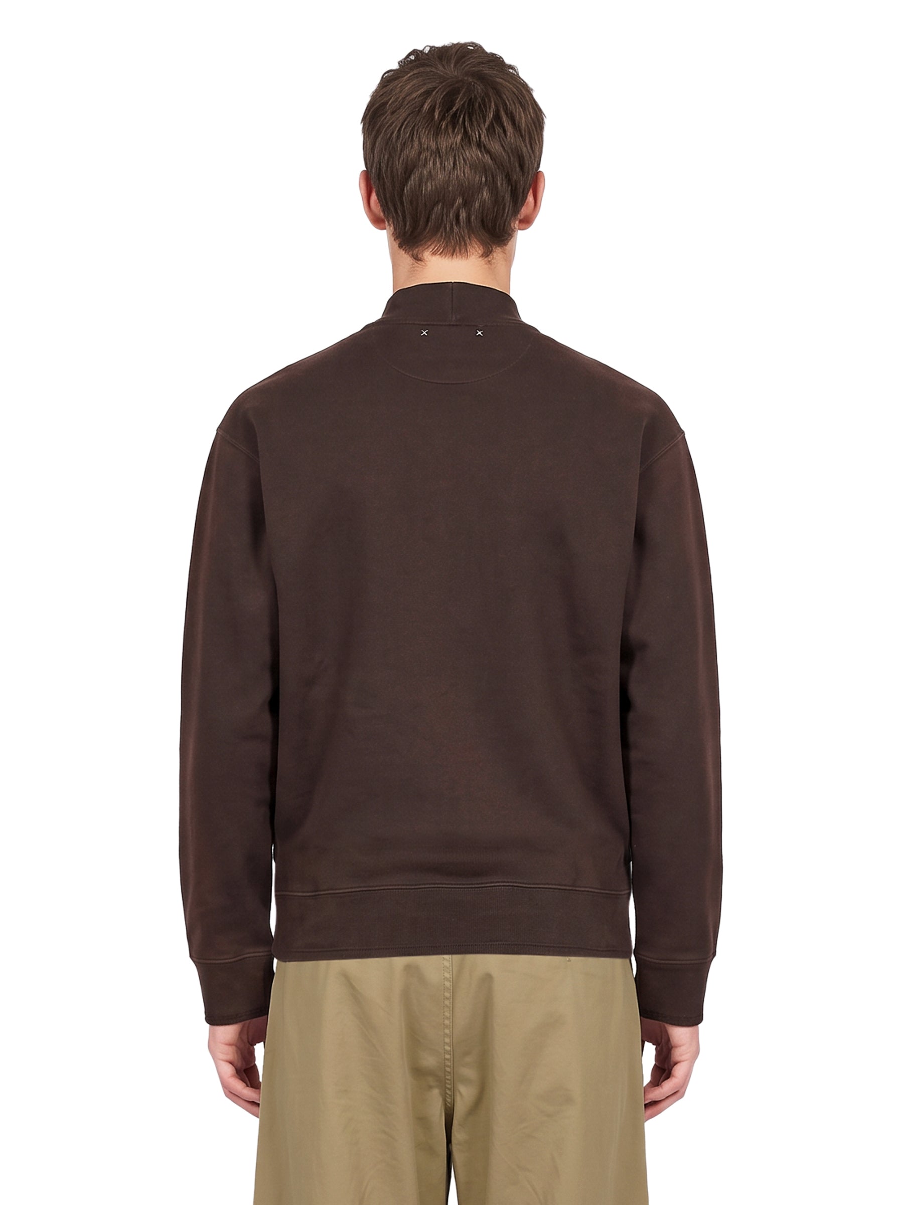 Cardigan Journey in marrone 