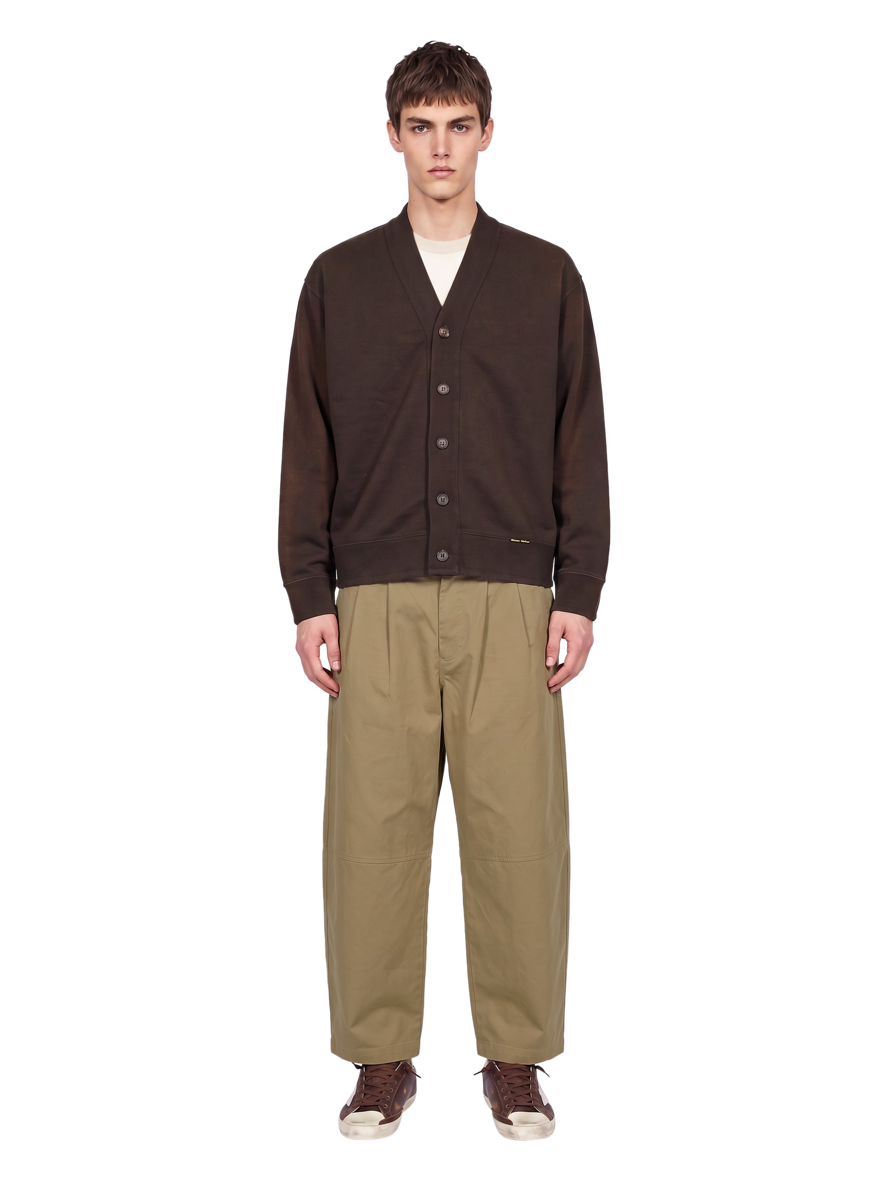 Cardigan Journey in marrone 
