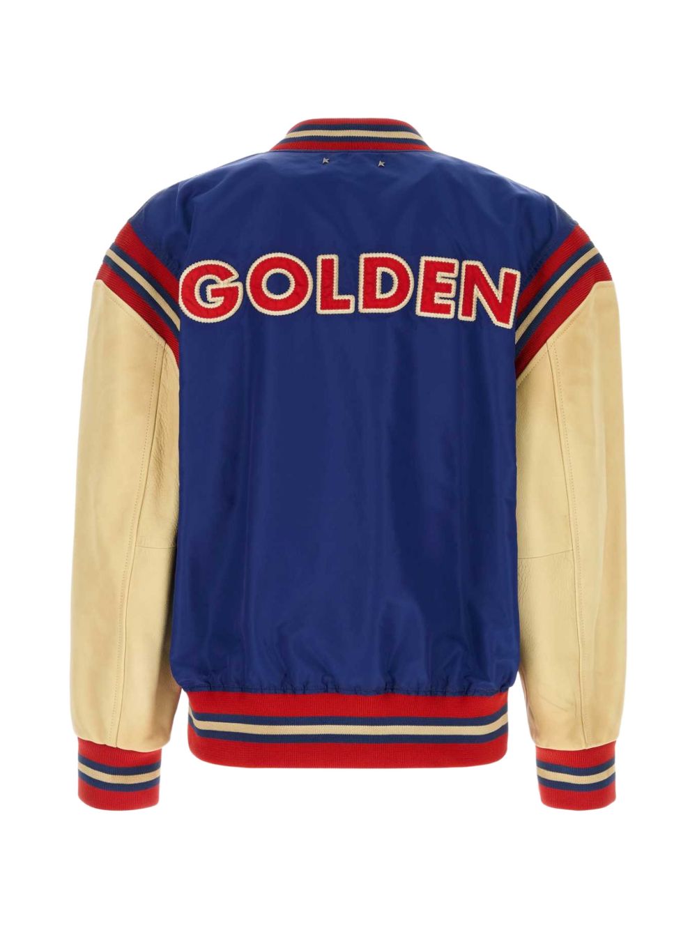 Bomber varsity journey in blu e rosso 