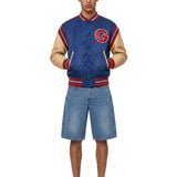 Bomber varsity Journey in blu e rosso 