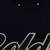 Maglione con logo in blu 