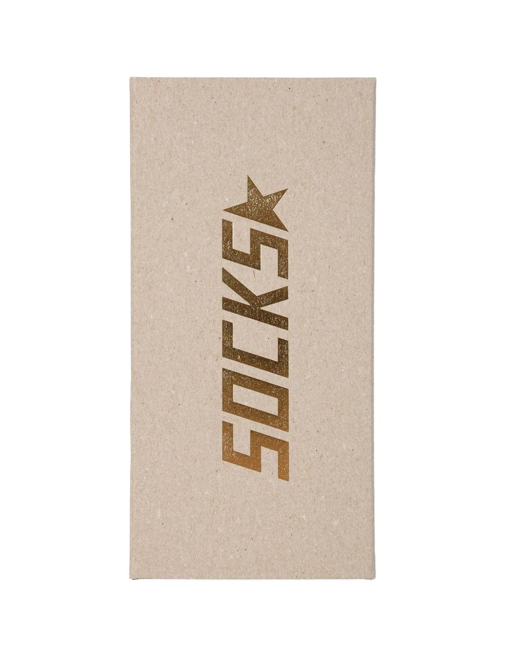 Calzini con logo in beige 
