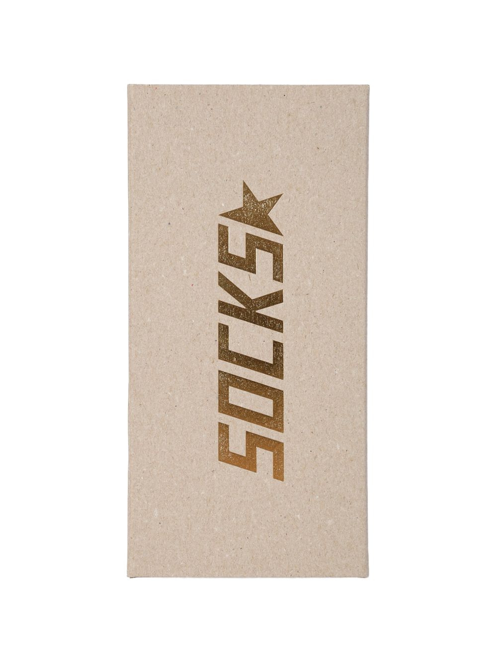 Calzini con logo in beige 