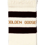 Calzini con logo in beige 