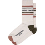 Calzini con logo in beige 