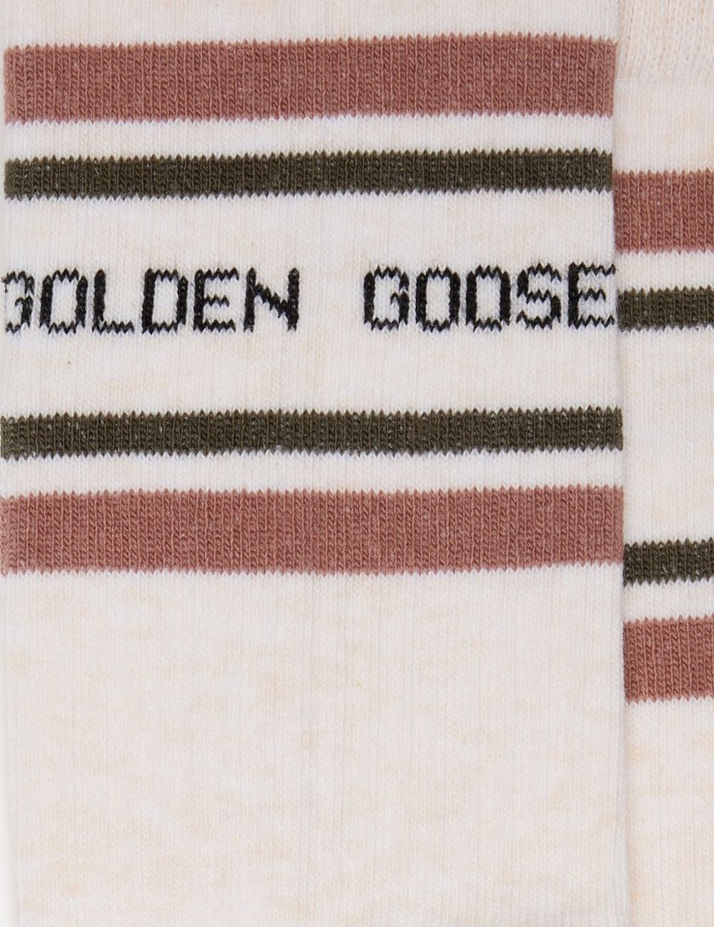 Calzini con logo in beige 