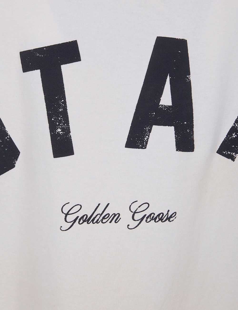 T-shirt con stampa star in biege 