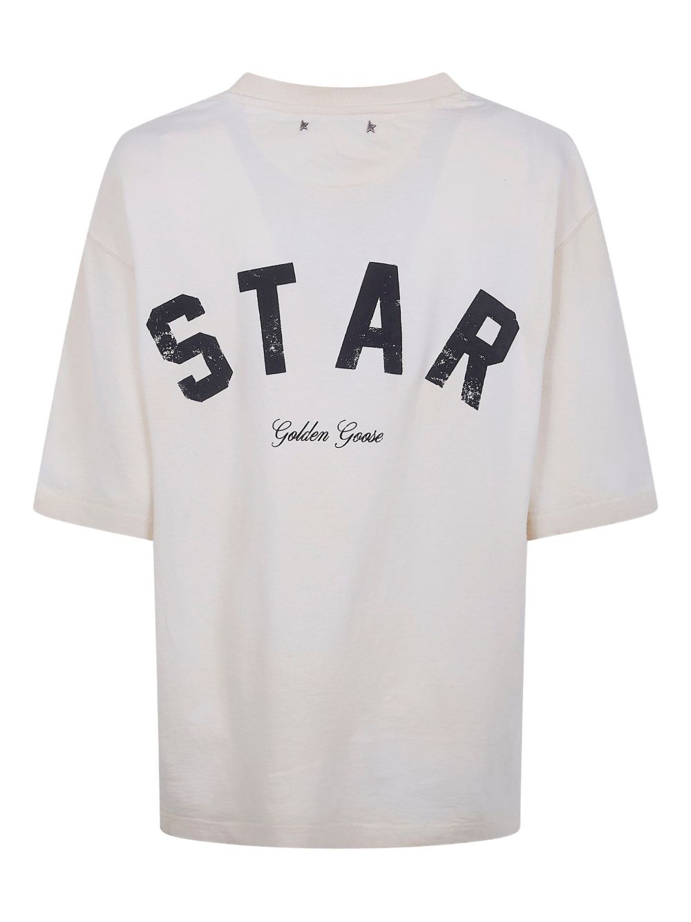 T-shirt con stampa star in biege 