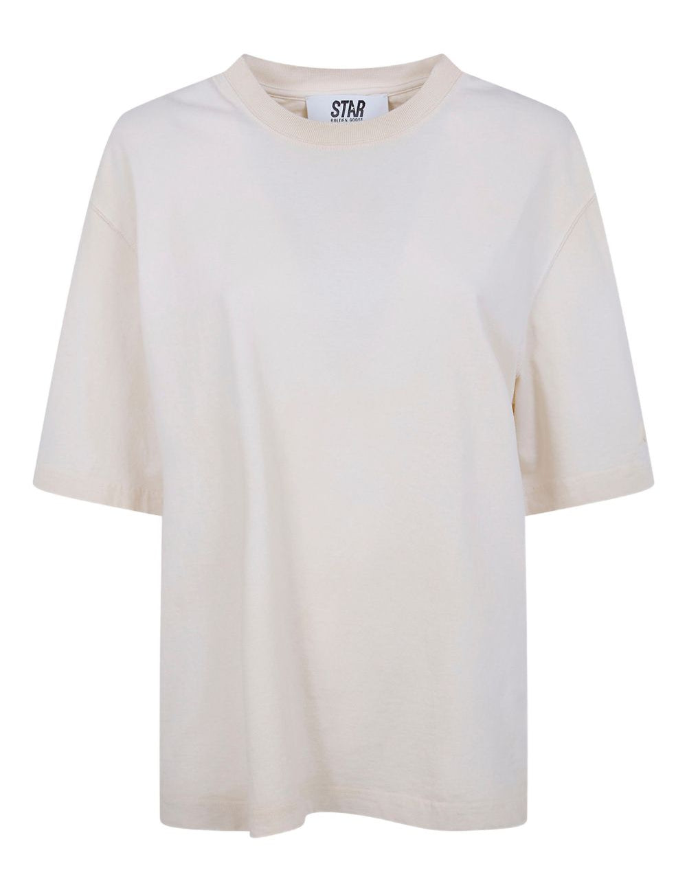 T-shirt con stampa star in biege 