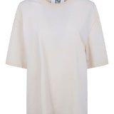 T-shirt con stampa star in biege 