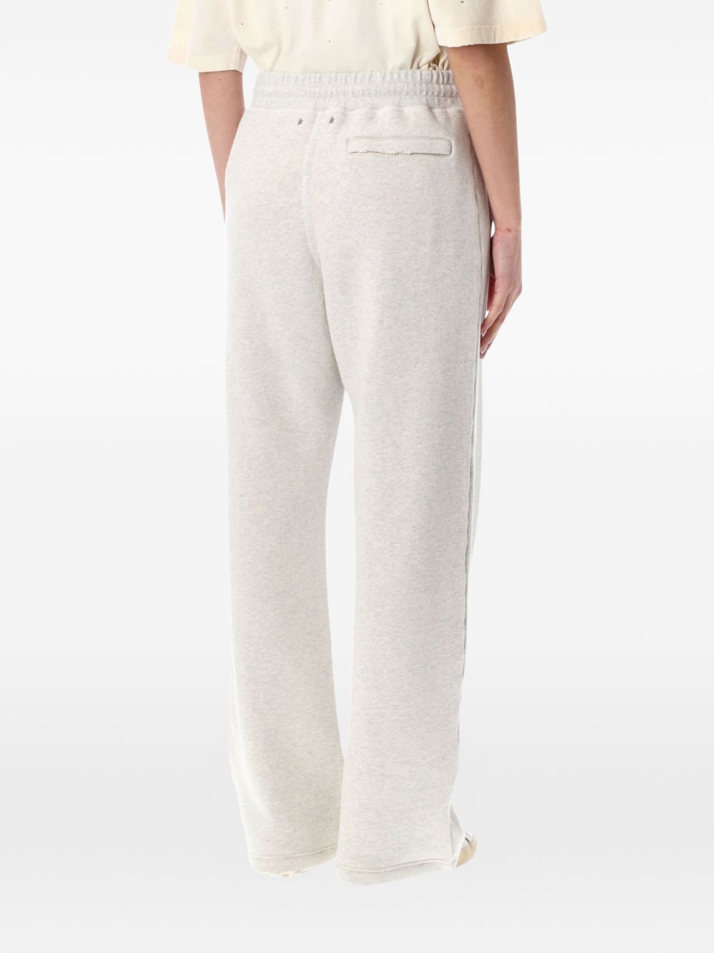 Pantaloni sportivi con logo in grigio 