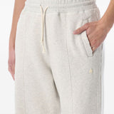 Pantaloni sportivi con logo in grigio 