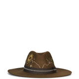 Cappello Fedora in verde oliva 