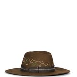 Cappello Fedora in verde oliva 