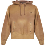 Felpa Journey tie dye in marrone 