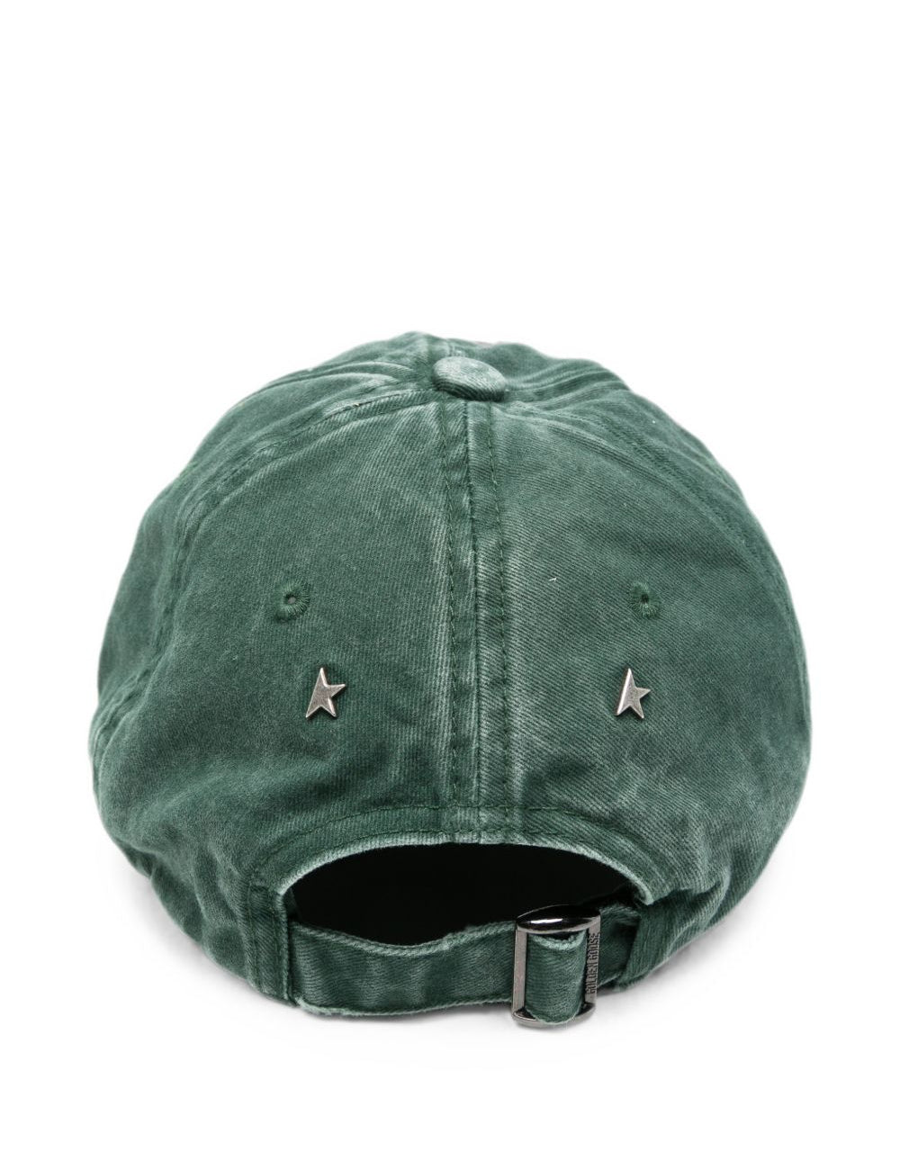 Cappello da baseball con logo in verde 