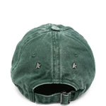 Cappello da baseball con logo in verde 