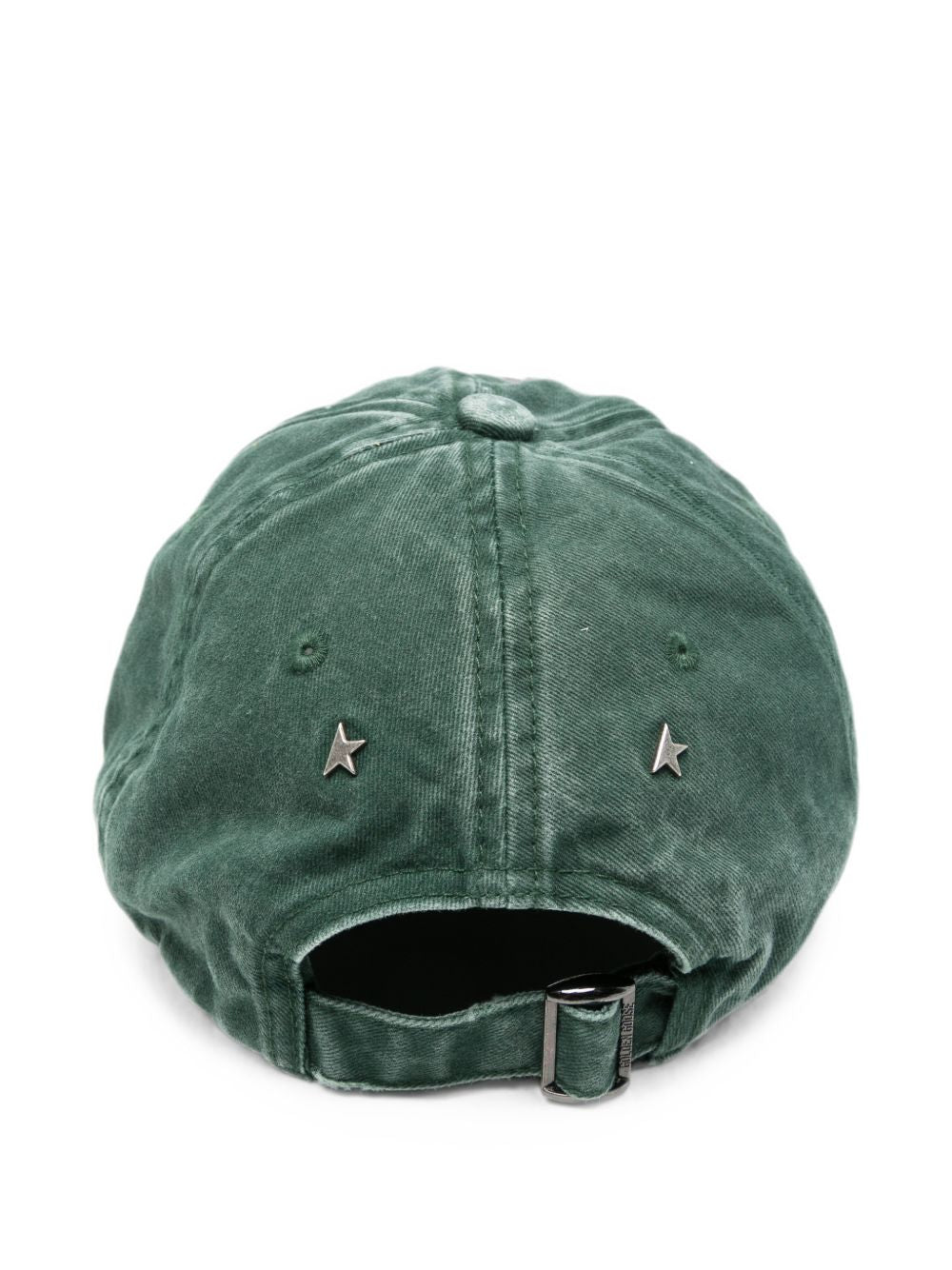 Cappello da baseball con logo in verde 
