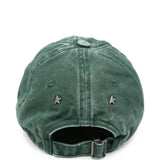 Cappello da baseball con logo in verde 