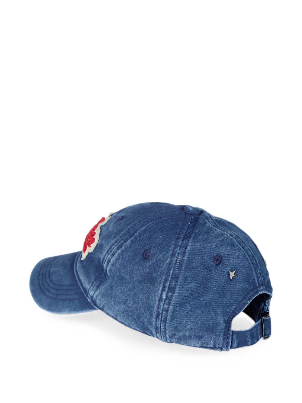 Cappello da baseball in denim Journey in blu 