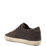 Sneakers Super-Star  in pelle marrone 