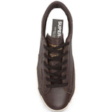Sneakers Super-Star  in pelle marrone 