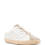 Mules Super Stat in bianco e beige 