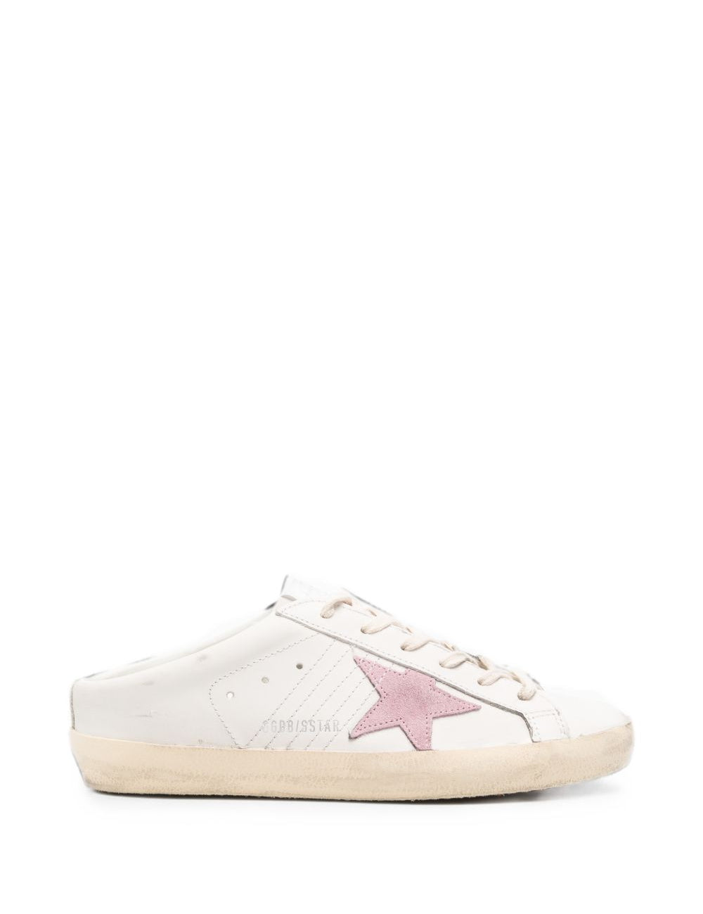 White sneakers super star sabot golden goose - women 