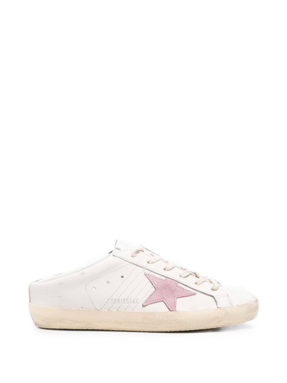 White sneakers super star sabot golden goose - women 