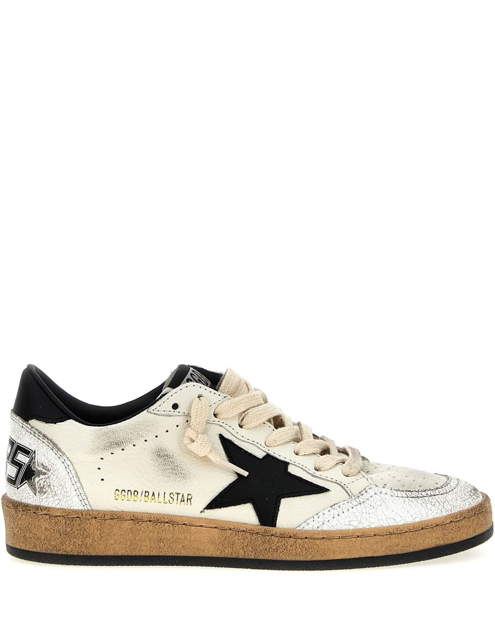 Sneakers ball star in bianco 