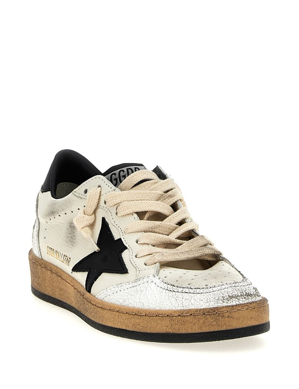 Sneakers ball star in bianco 