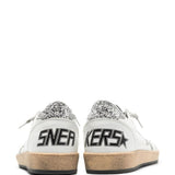 Sneakers ball star in bianco e argento Golden goose - donna 
