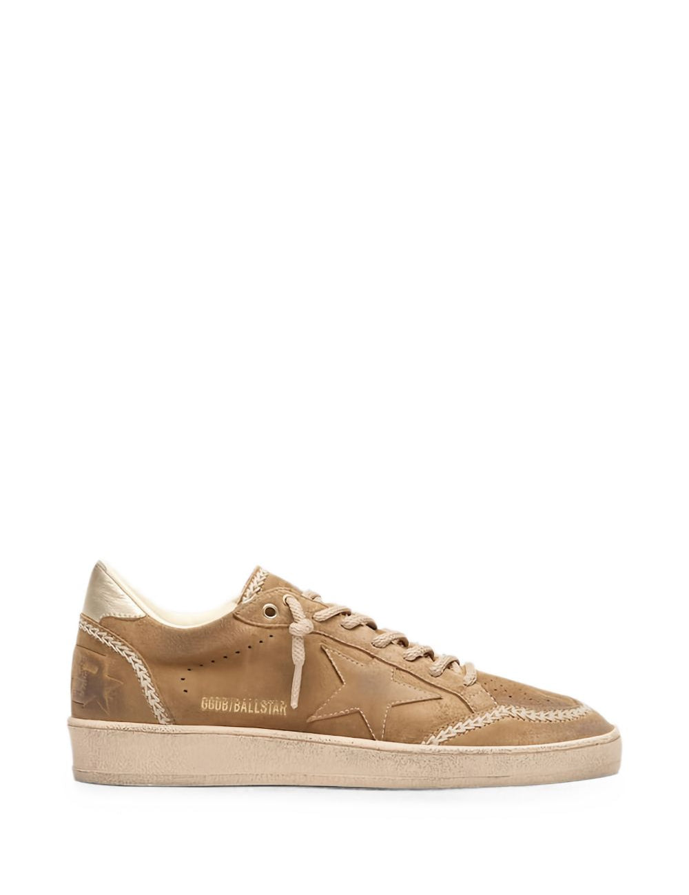 Sneakers ballstar in marrone golden goose - donna 
