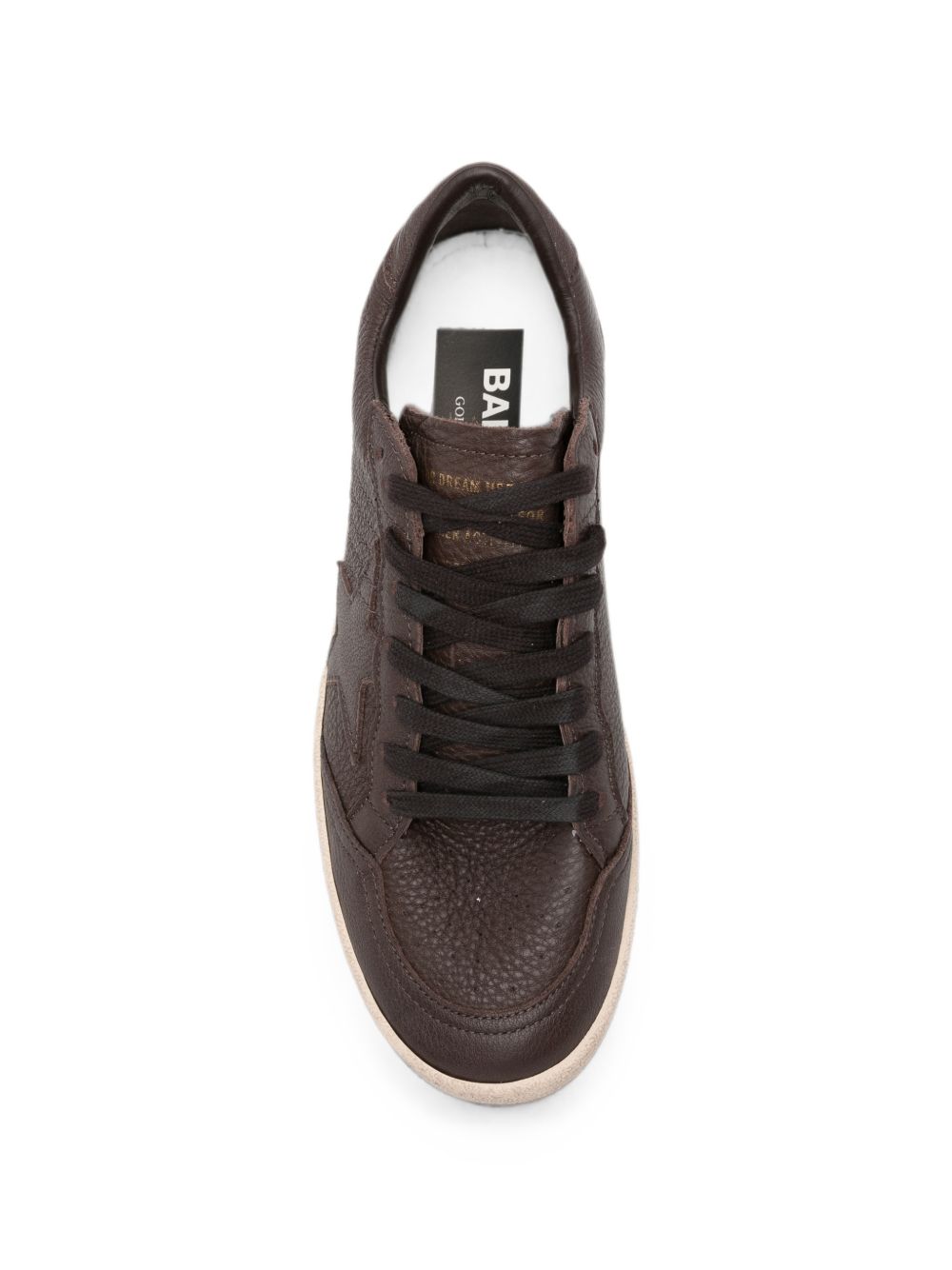 Sneakers ball star in marrone 