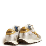 Sneakers con glitter star in oro 
