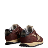Sneakers running marathon in marrone 