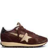 Sneakers running marathon in marrone 