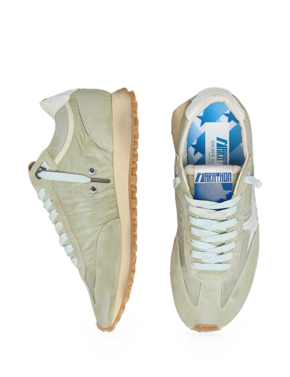 Sneakers running marathon in  verde 