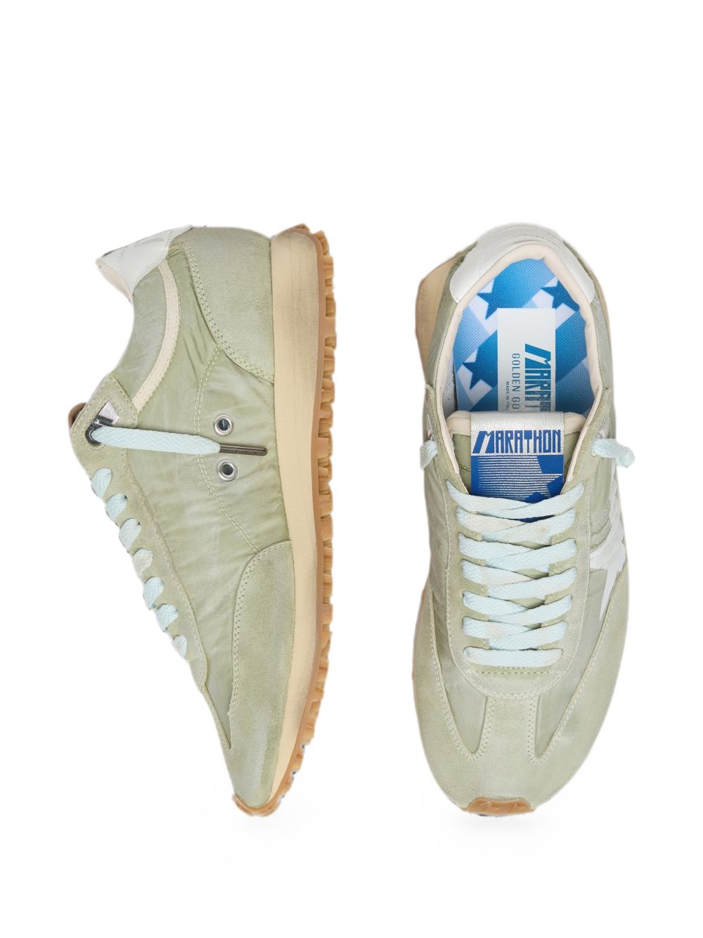 Sneakers running marathon in  verde 