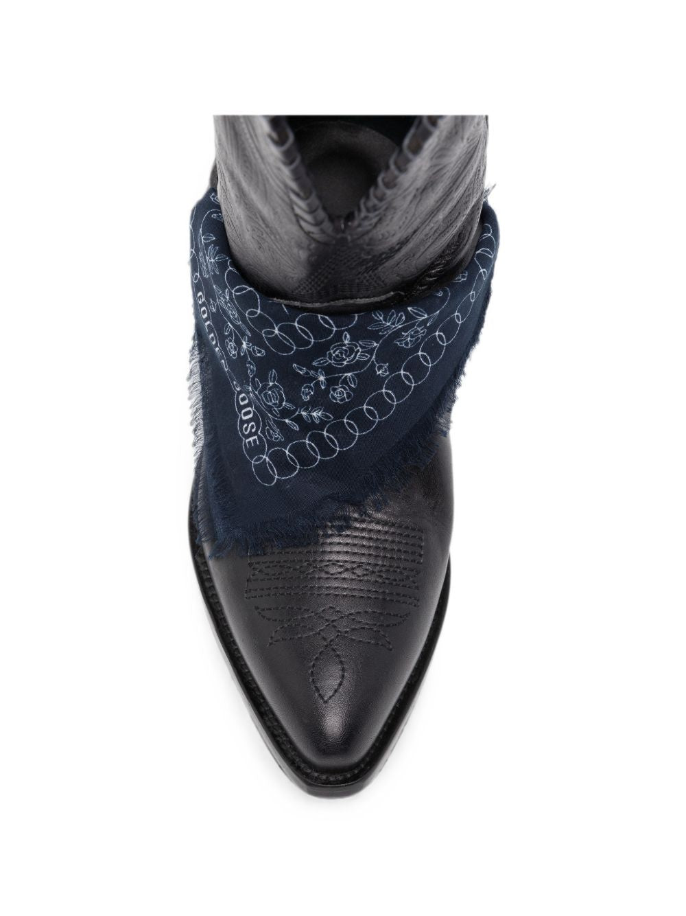 Stivali wish star stile cowboy in nero 