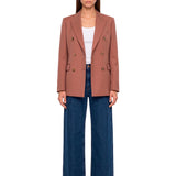 Blazer doppiopetto Journey in rosa 