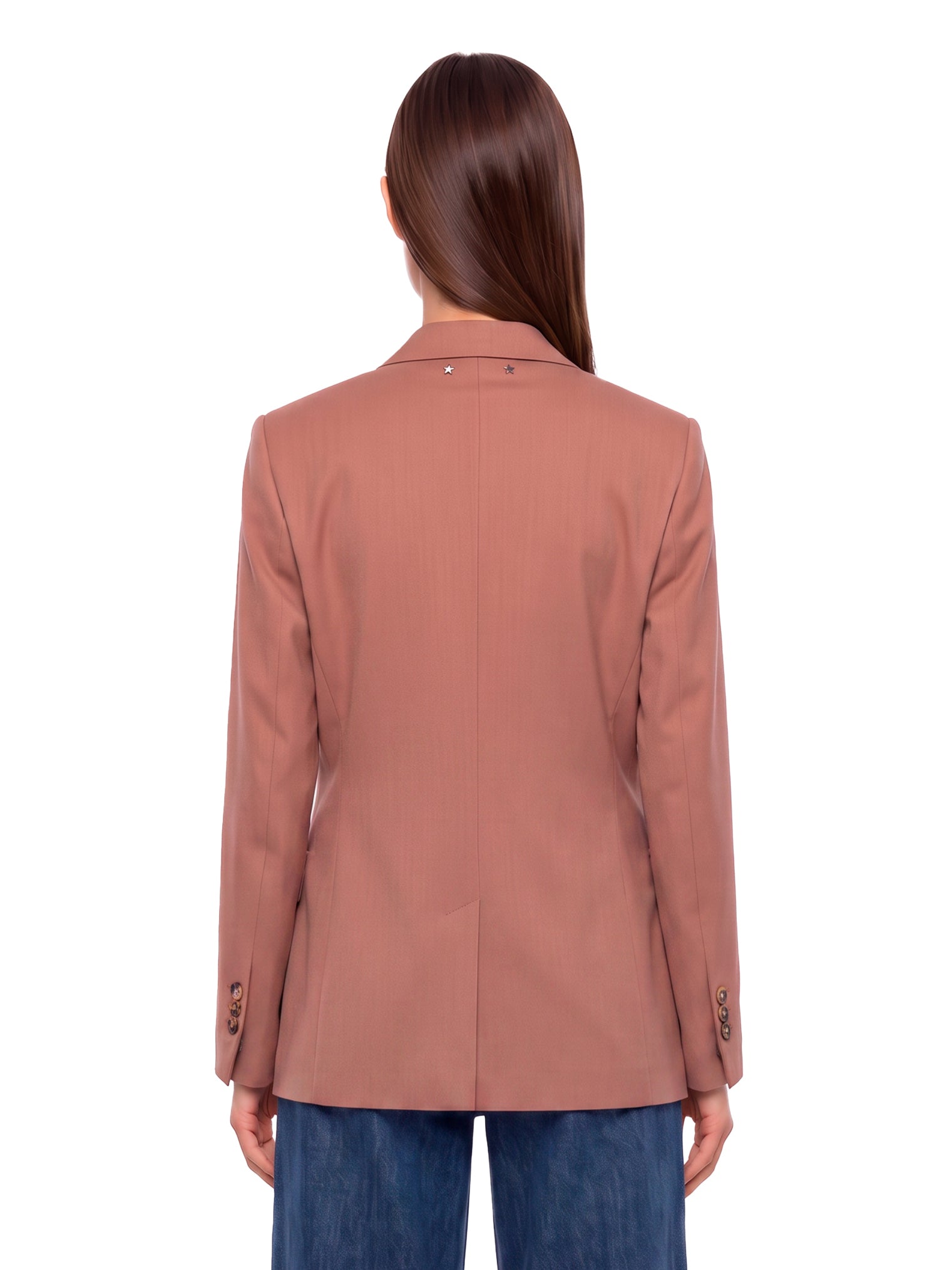 Blazer doppiopetto Journey in rosa 