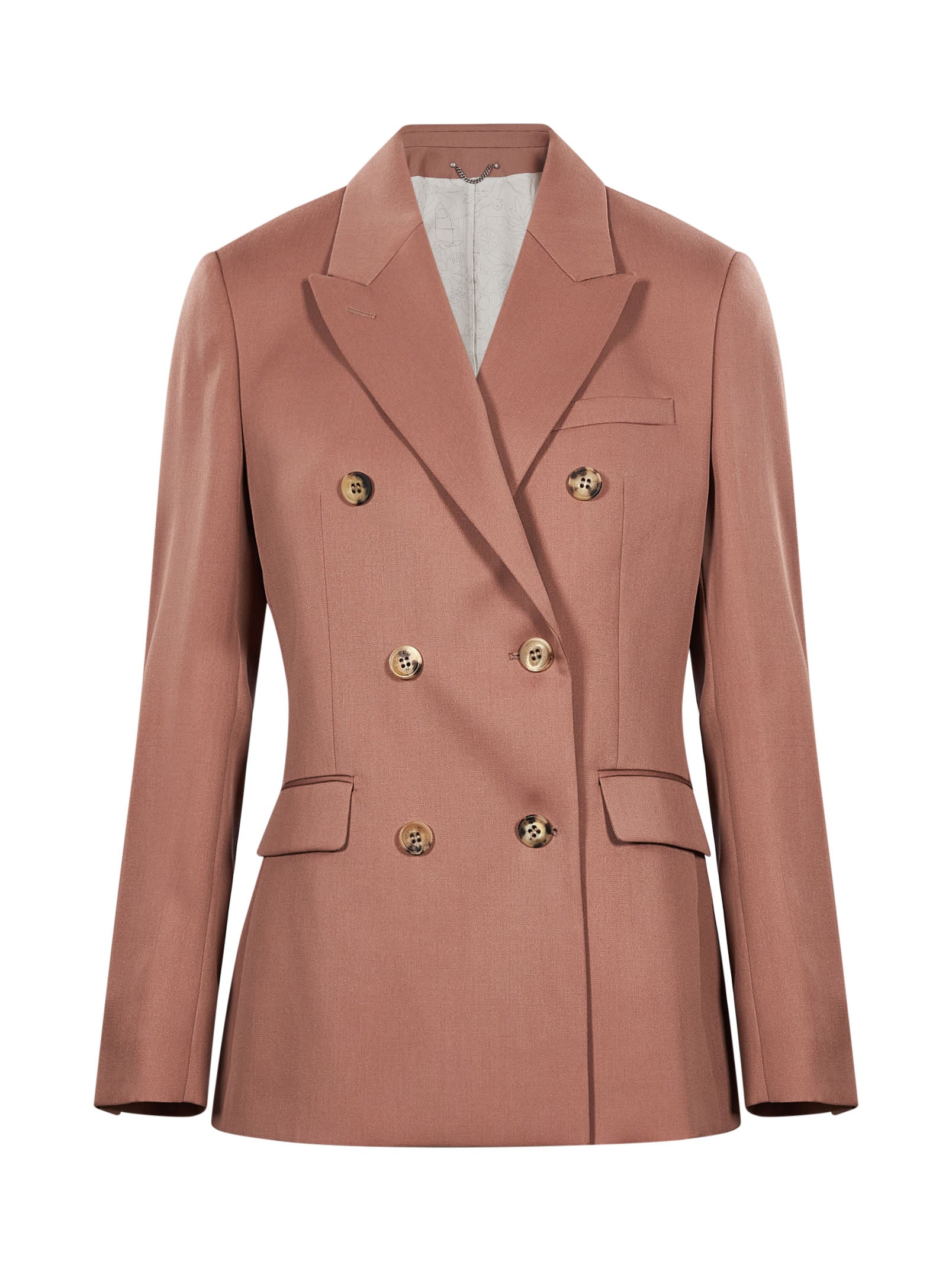 Blazer doppiopetto Journey in rosa 