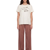 Pantaloni a gamba dritta journey in rosa 