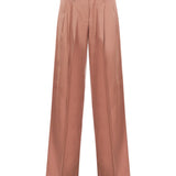 Pantaloni a gamba dritta journey in rosa 